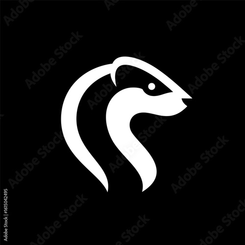 Artistic Wildlife Weasel Logo Pack