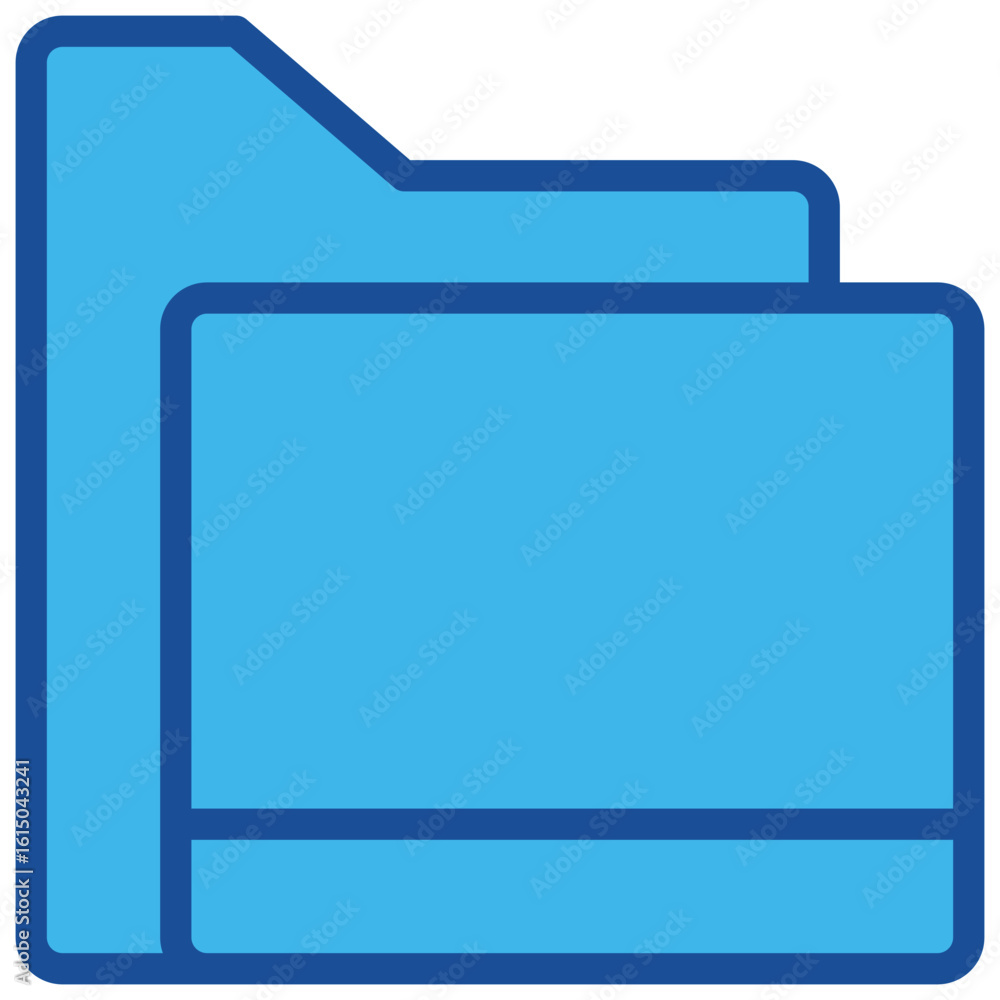 Folder Blue Icon Folder Blue Icon