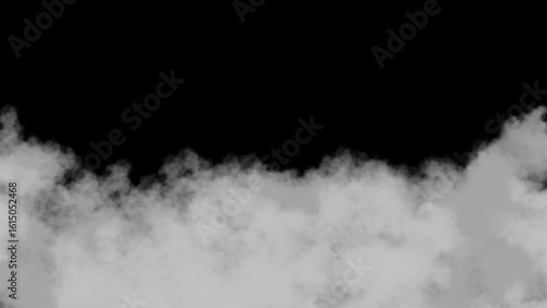 Ground Fog Overlay, a realistic misty smoke layer isolated on a transparent background PNG.