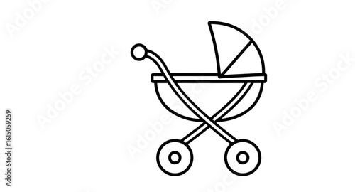 Stroller silhouette, Child buggy icon, Baby transport icon, Toddler stroller icon, Stroller clipart, Stroller symbol, Pram vector illustration, Baby trolley icon, Cute stroller icon, Modern stroller i