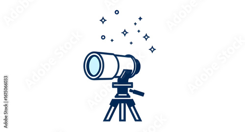 Telescope, Space telescope, Astronomical telescope, Optical telescope, Telescope vector, Stargazing, Astronomy equipment, Night sky viewer, Science telescope, Star observation, Telescope icon, Binocul