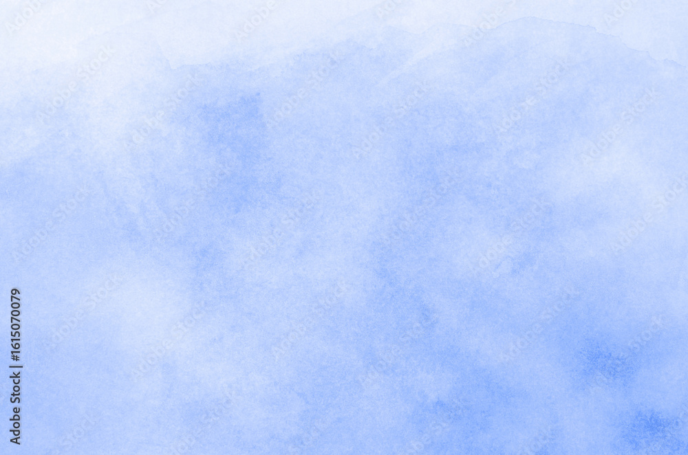 Fototapeta premium Abstract blue background in watercolor style