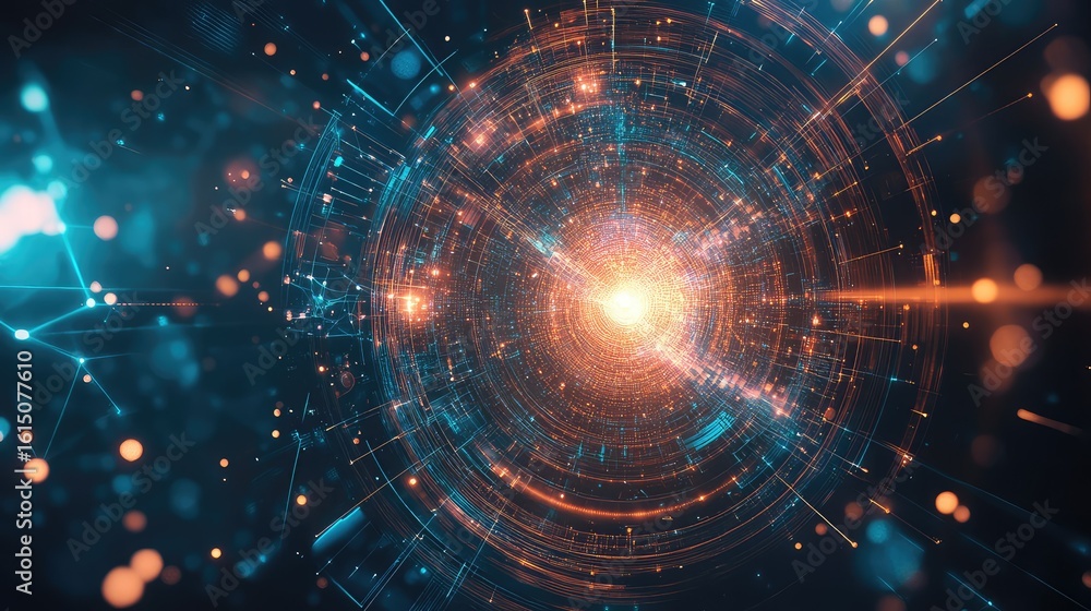 Obraz premium superposition stretching quantum code