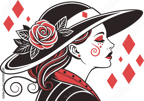 beautiful cinco de mayo mexican woman vector1
