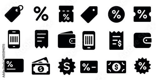 set of icons