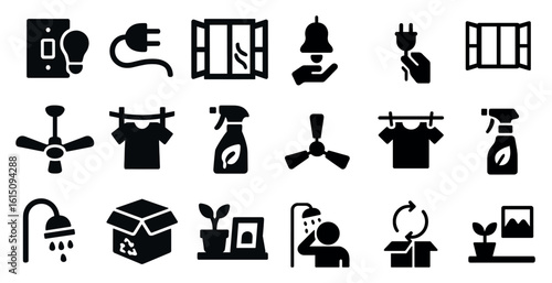 set of icons
