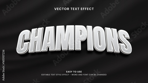 champions editable text effect