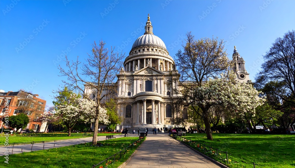 Obraz premium London Cathedral on a sunny day