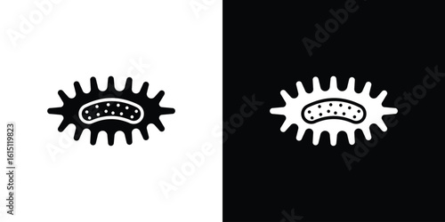 Sea cucumber icon, vector flat icon. Flat illustration.
