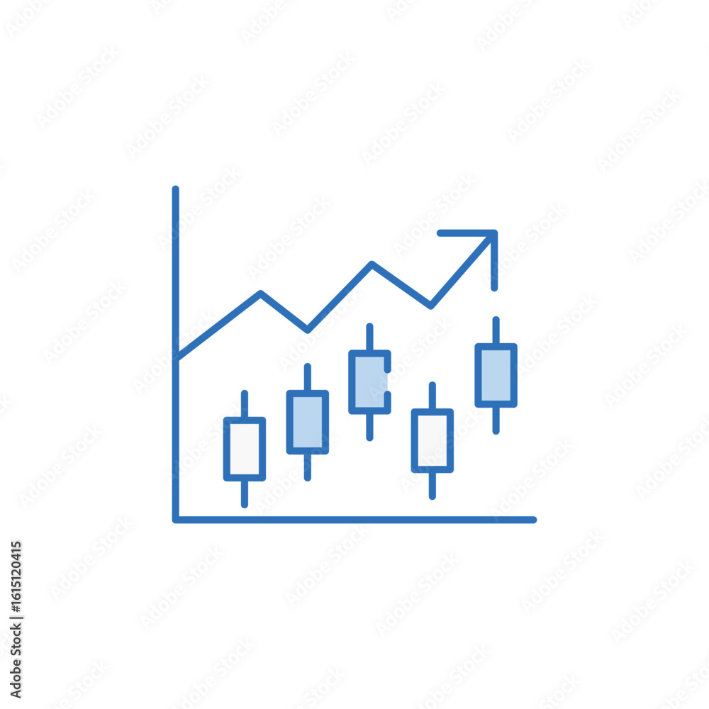 Obraz premium Trader icon design with white background stock illustration