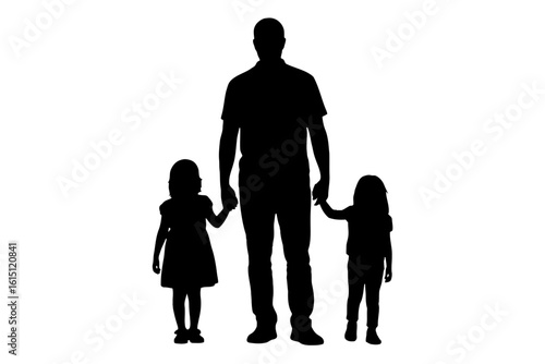 Elegant Swan Silhouette bird water