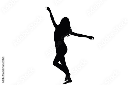 Graceful Dancer Silhouette woman female