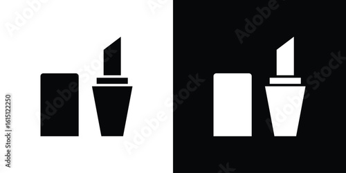 Lipstick icon, vector flat icon. Flat illustration.