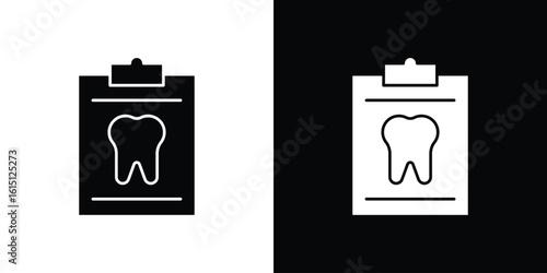 Dental X ray icon, vector flat icon. Flat illustration.