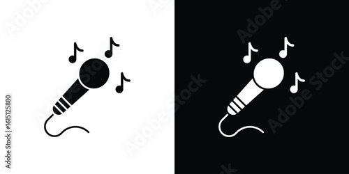 Concert icon, vector flat icon. Flat illustration.