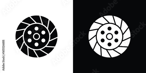 Car clutch icon, vector flat icon. Flat illustration.