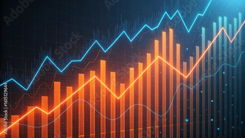 Dynamic Data Visualization of Financial Market Trends and Analysis