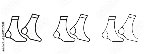 Women socks icon. Simple element illustration. Can be used for web and mobile.