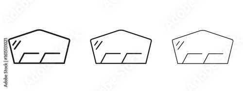Windscreen icon. Simple element illustration. Can be used for web and mobile.