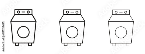 Top load washer icon. Simple element illustration. Can be used for web and mobile.