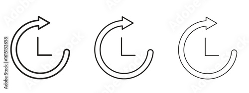 Timelapse icon. Simple element illustration. Can be used for web and mobile.