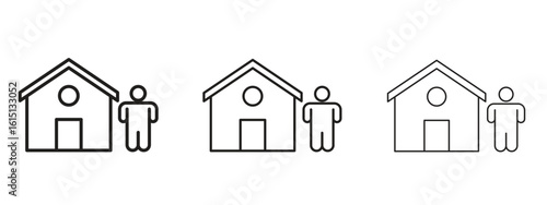Tenant icon. Simple element illustration. Can be used for web and mobile.