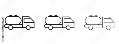 Tank truck icon. Simple element illustration. Can be used for web and mobile.