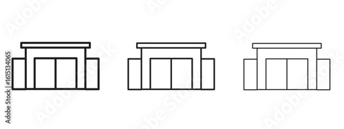 Showroom icon. Simple element illustration. Can be used for web and mobile.