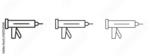 Sealant gun icon. Simple element illustration. Can be used for web and mobile.