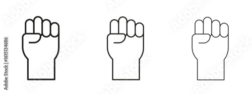 Rebellion icon. Simple element illustration. Can be used for web and mobile.