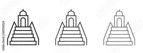 Minbar icon. Simple element illustration. Can be used for web and mobile.