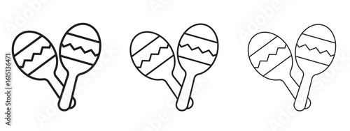 Maracas icon. Simple element illustration. Can be used for web and mobile.