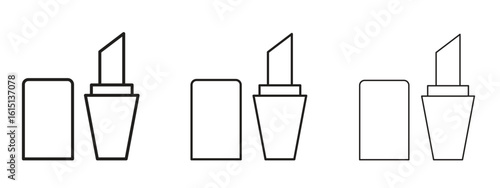 Lipstick icon. Simple element illustration. Can be used for web and mobile.