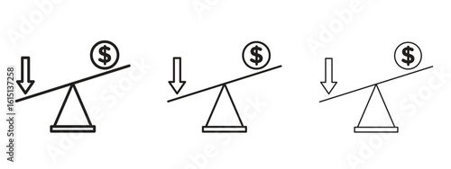 Leverage icon. Simple element illustration. Can be used for web and mobile.