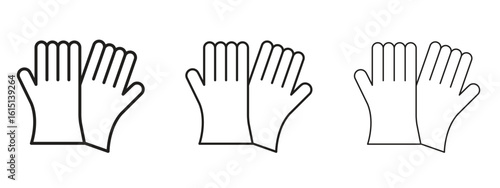 Gloves icon. Simple element illustration. Can be used for web and mobile.