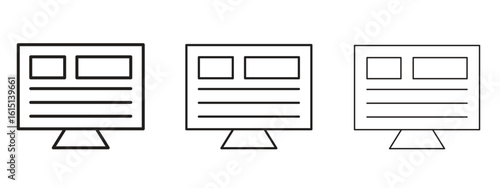 Front end icon. Simple element illustration. Can be used for web and mobile.