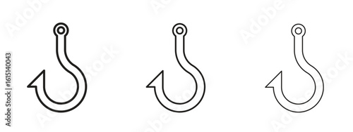 Fishing Hook icon. Simple element illustration. Can be used for web and mobile.