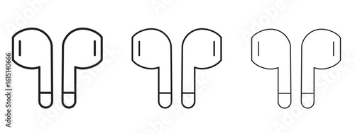 Earbuds icon. Simple element illustration. Can be used for web and mobile.
