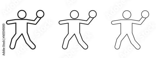 Dodgeball icon. Simple element illustration. Can be used for web and mobile.