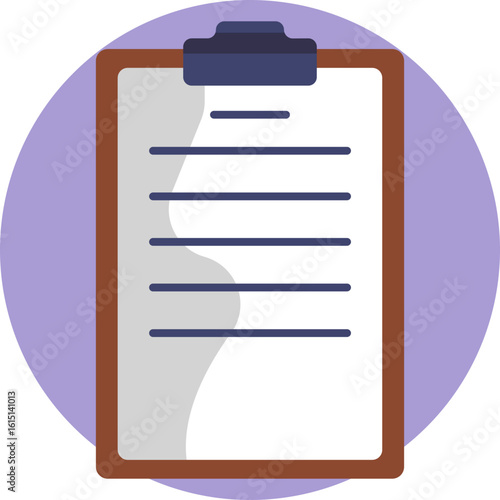 A board with a clip for holding papers, used to organize and review notes or tasks.