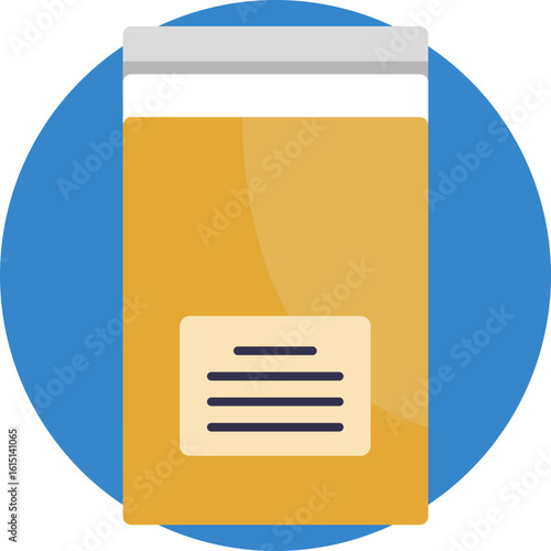 An icon representing a detailed file or case for managing tasks and information.