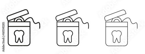 Dental floss icon. Simple element illustration. Can be used for web and mobile.