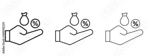 Commission icon. Simple element illustration. Can be used for web and mobile.