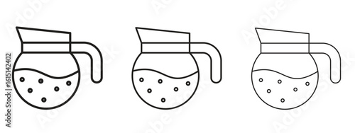 Coffee pot icon. Simple element illustration. Can be used for web and mobile.