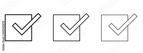 Check Square icon. Simple element illustration. Can be used for web and mobile.