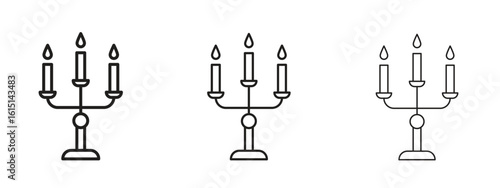 Candelabra icon. Simple element illustration. Can be used for web and mobile.