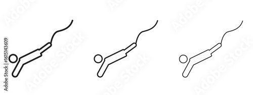Bungee jumping icon. Simple element illustration. Can be used for web and mobile.