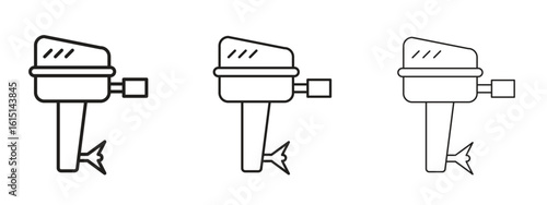 Boat Engine icon. Simple element illustration. Can be used for web and mobile.