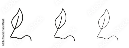 Author signs. Simple element illustration. Can be used for web and mobile.