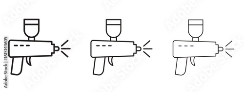 Airbrush icon. Simple element illustration. Can be used for web and mobile.